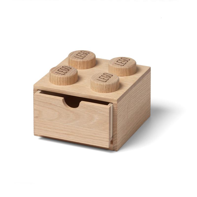 Wooden Desk Drawer 4 Light Oak
