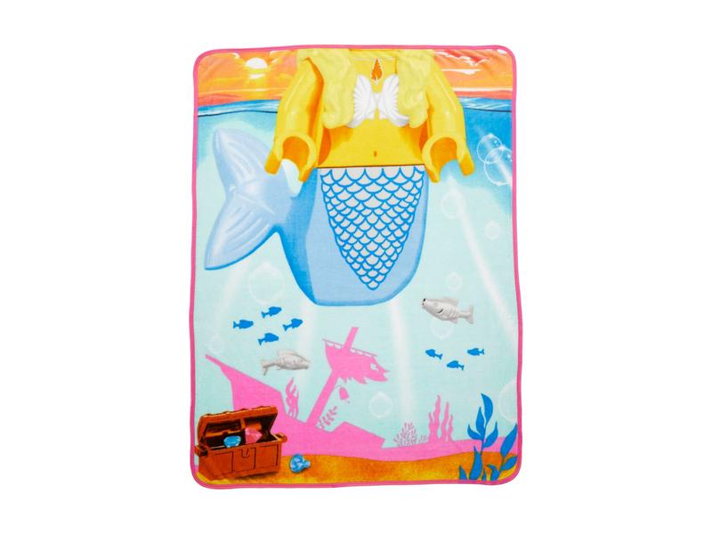 Mermaid 46 in x 60 in Throw