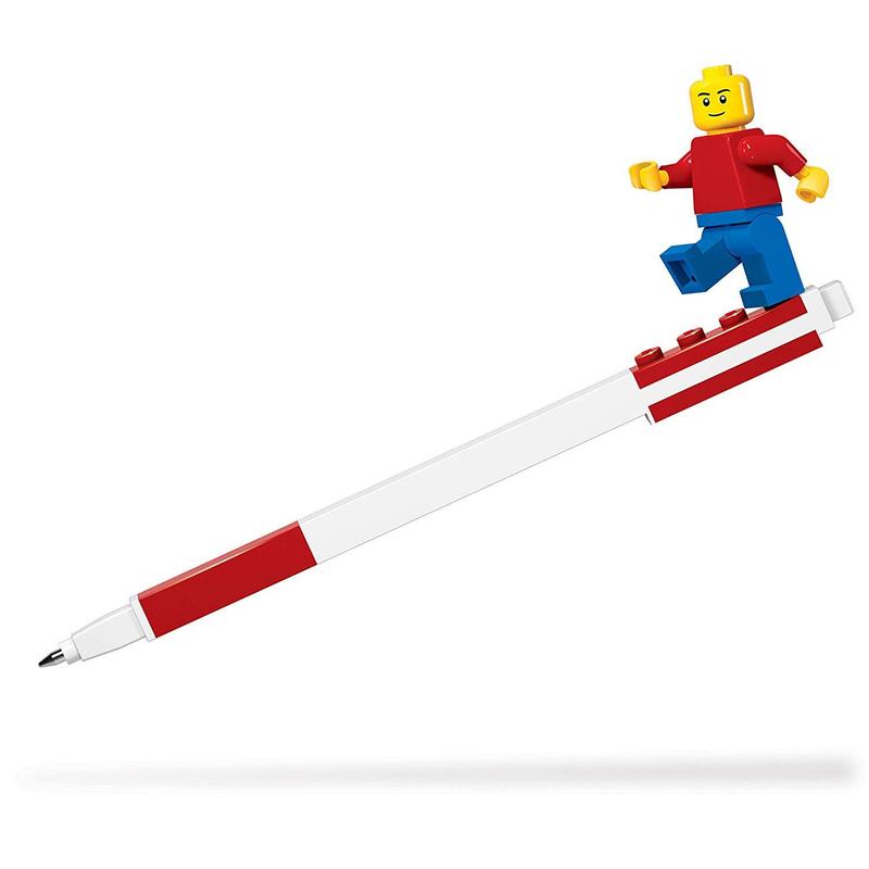 Pen Pal Gel Pen with Minifigure – Red