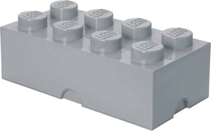 8 Stud Storage Brick Stone Gray
