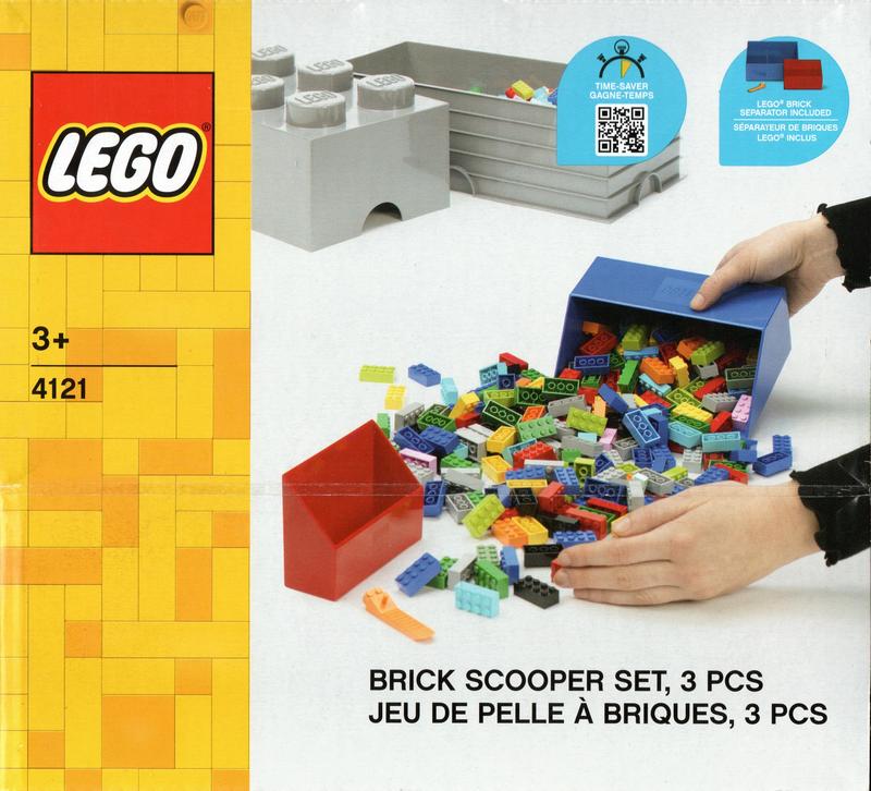 Brick Scooper Set Bright Red
