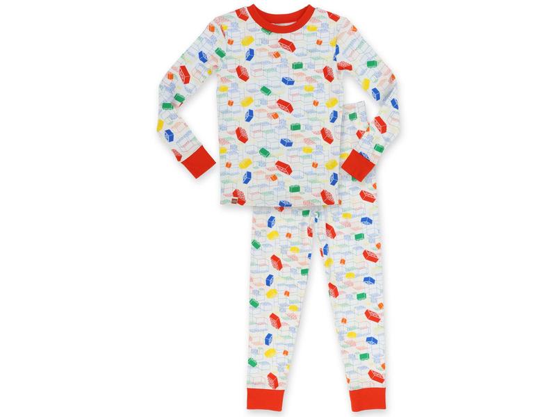 Red White T Shirt and Pants 2 Piece Set