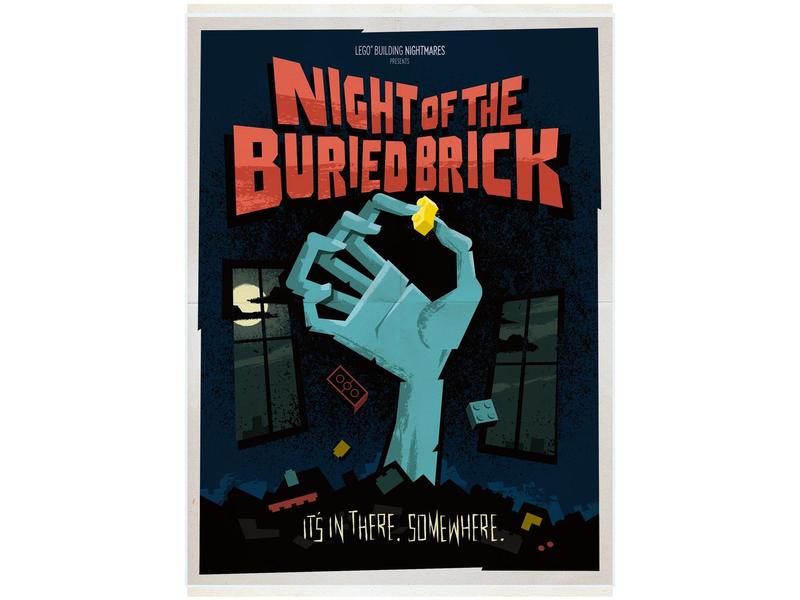 'Night of the Buried Brick' Poster