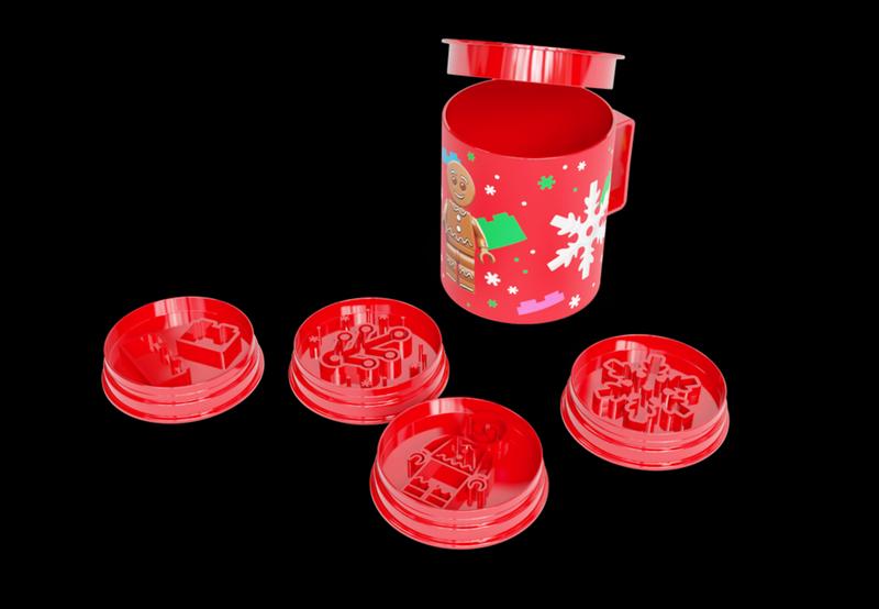 Holiday Cookie Stamps & Mug Set