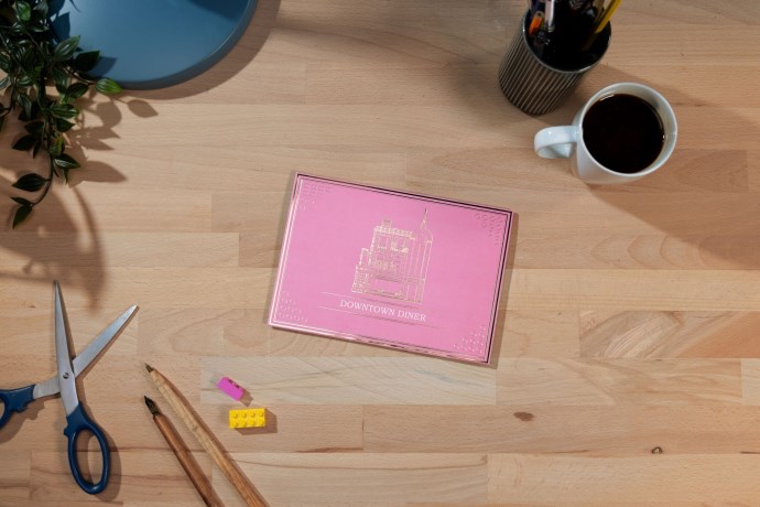 Modular Pop Up Postcards -Garage, Diner