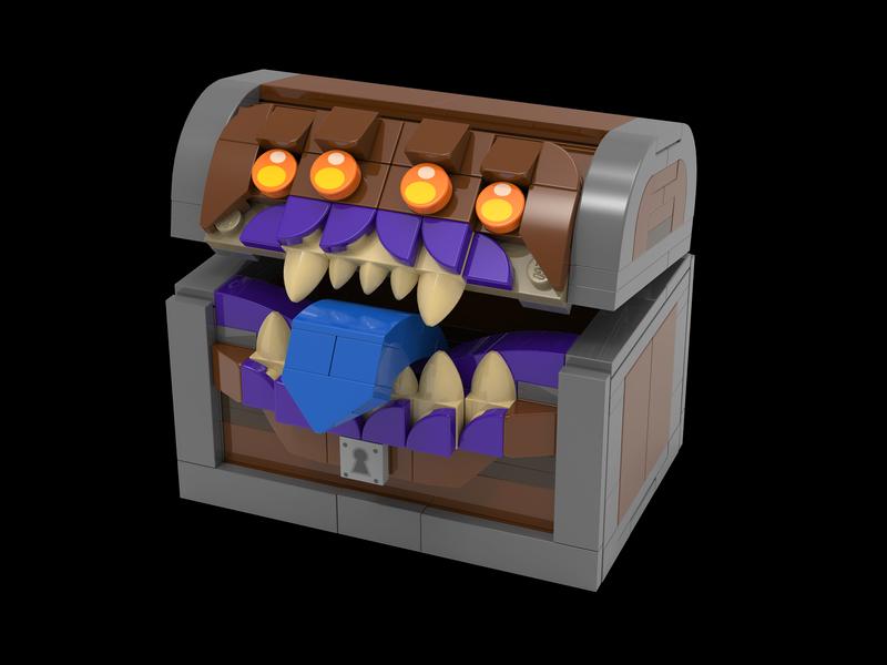 Dungeons & Dragons Mimic Dice Box