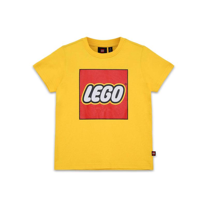 Kids Short Sleeve Logo T Shirt – Yellow