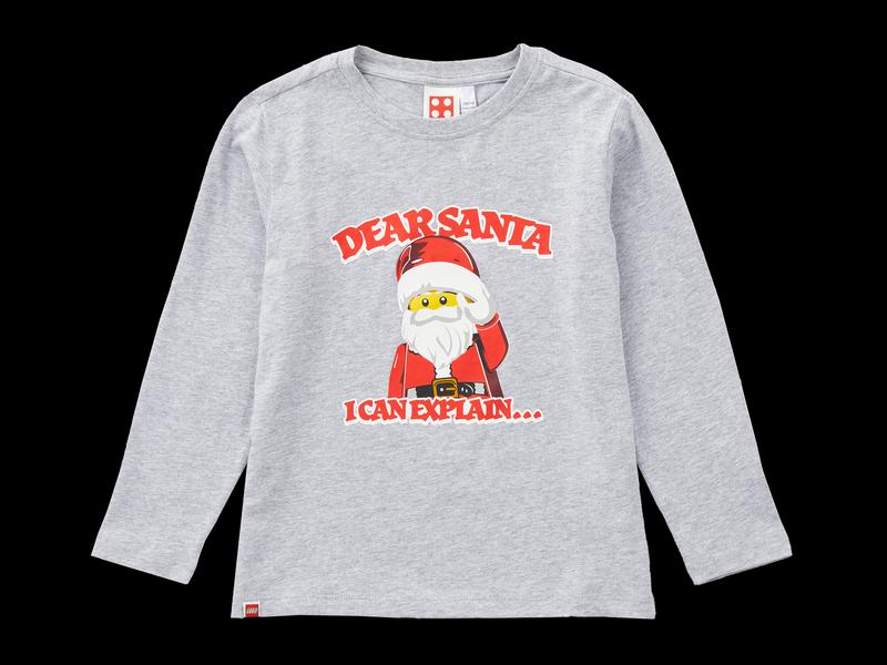 Kids Long Sleeve Dear Santa T Shirt