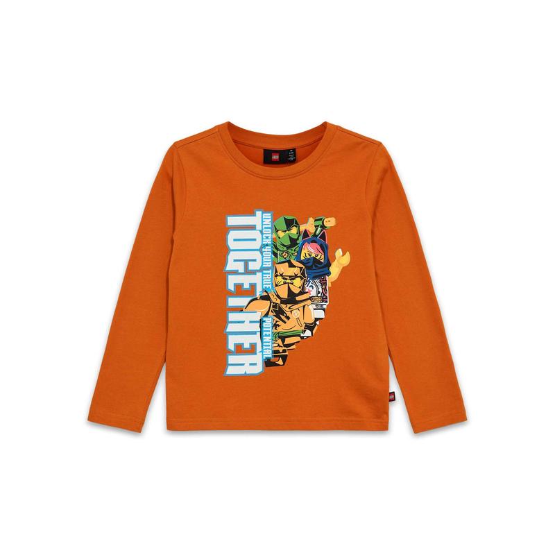 Long Sleeve T Shirt – Dark Orange