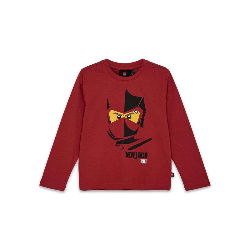 Long Sleeve T Shirt – Dark Red