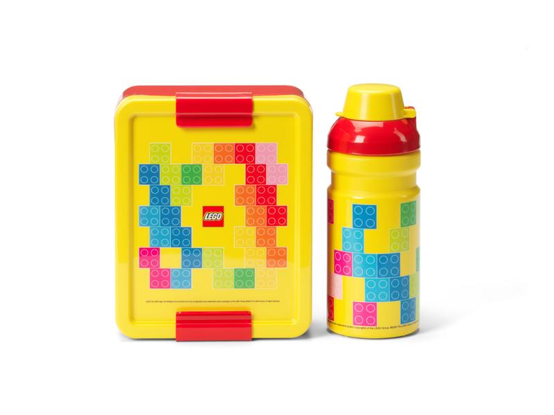 Brick Pattern Lunch Set