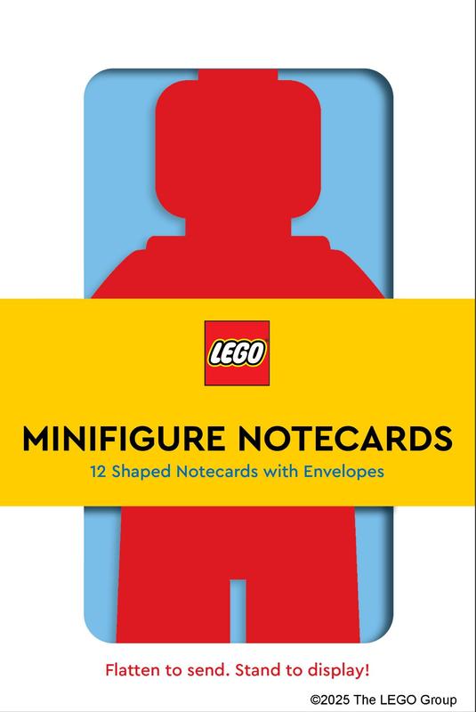Minifigure Notecards 12 Shaped Notecards with Envelopes