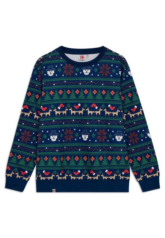 Adults Christmas Sweatshirt Dark Blue