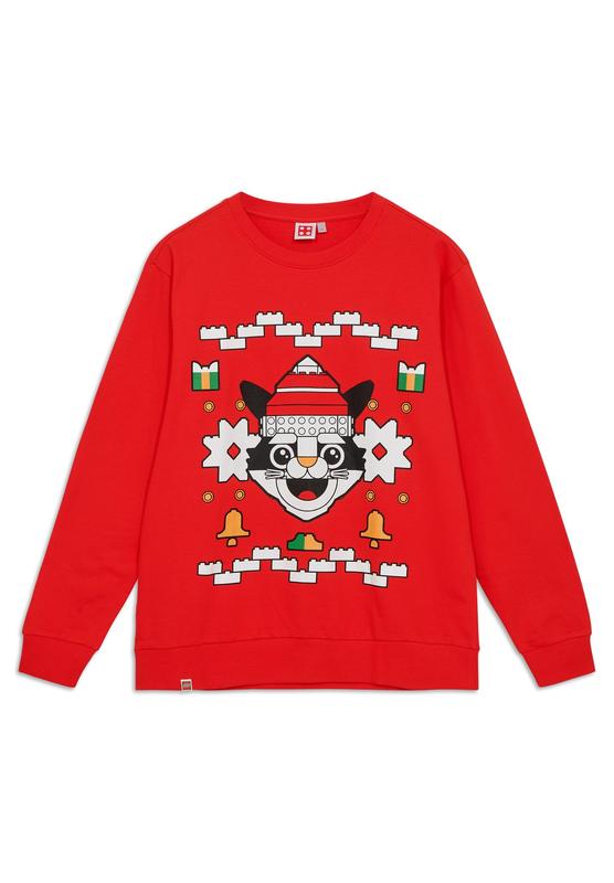 Adults Christmas Sweatshirt Red