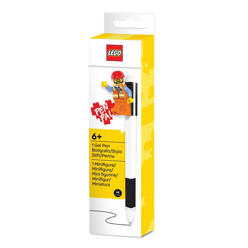 Pen Pal Gel Pen with Minifigure – Black