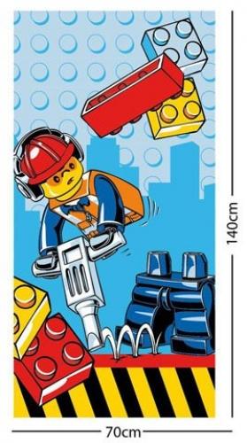 City Construction Beach Towel