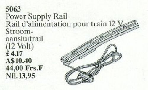 Power Supply Rail for 12V Trains