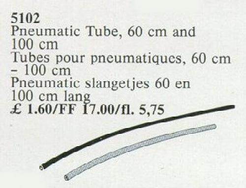 Pneumatic Tube Black and Grey 60 and 100 cm