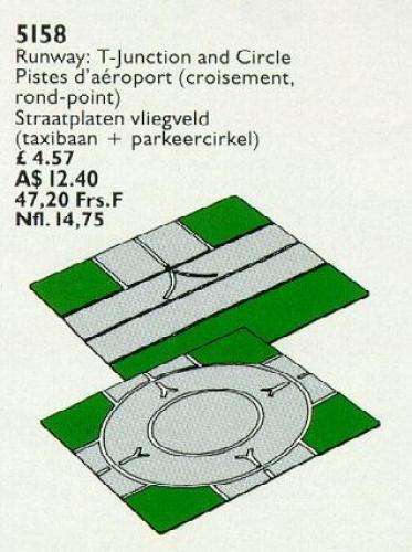 Runway T-Junction and Circle Base Plates