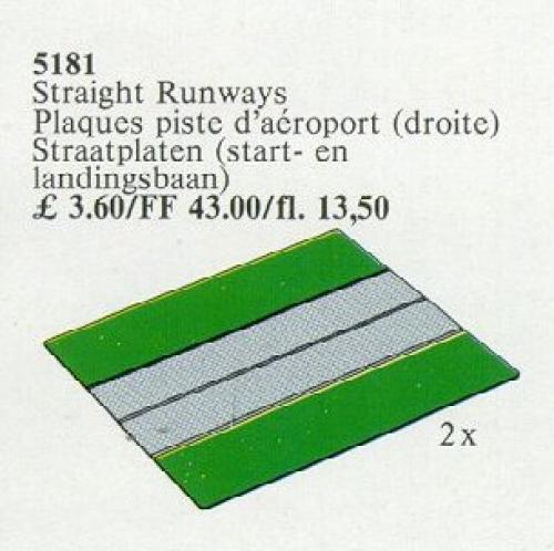 Two Straight Airport Runways