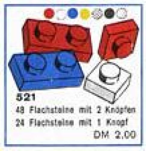 1 x 1 and 1 x 2 Plates (architectural hobby und modelbau version)