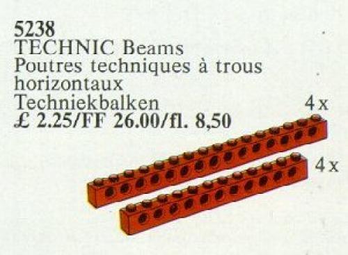 8 Technic Beams Red