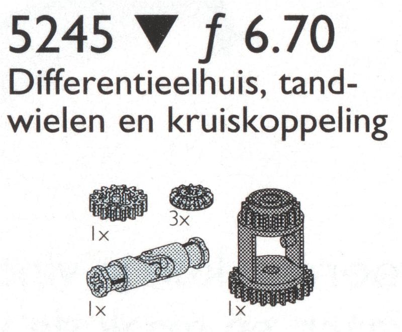 Universal Joint, Differential Housing and Gear Wheels
