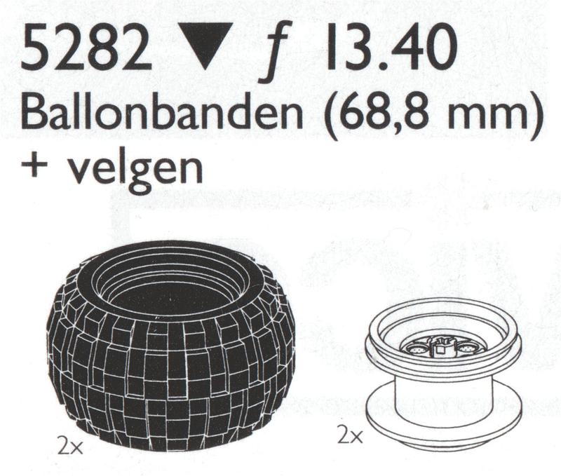Balloon Tyres 68.8 mm