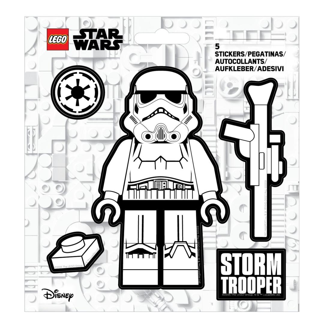 Star Wars Stormtrooper Black and White Stickers