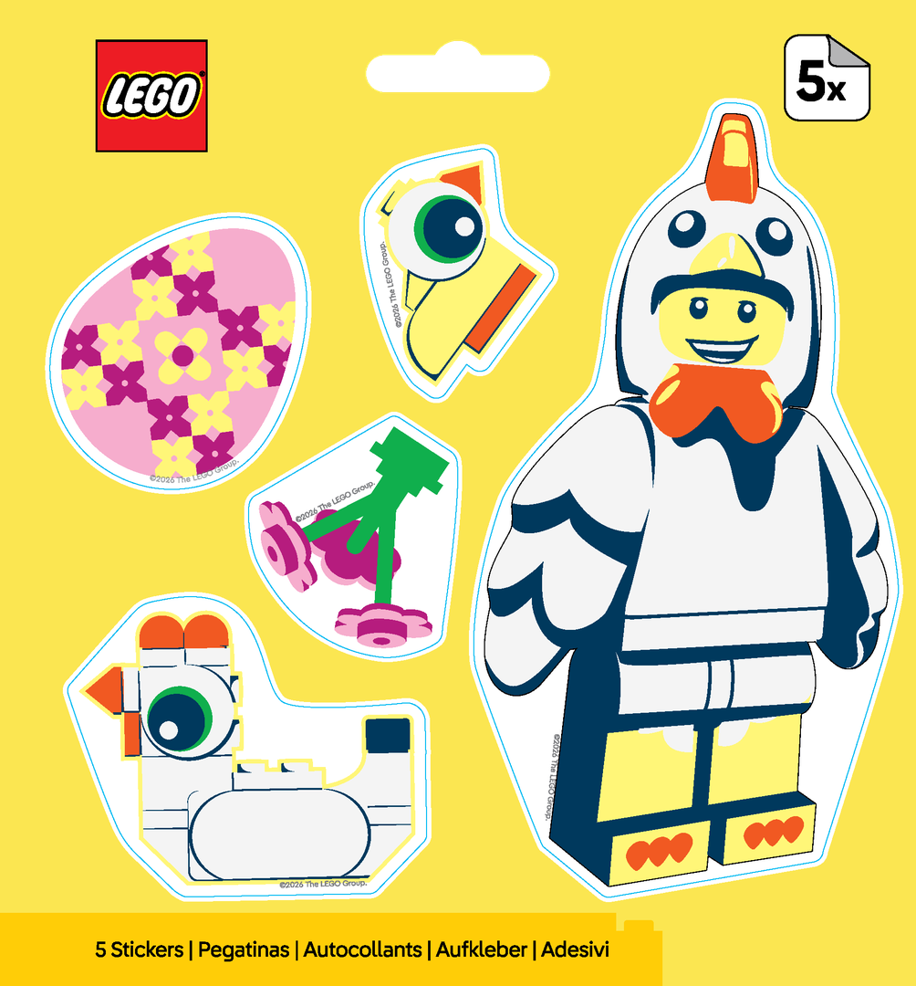 Easter Chicken Suit Guy Stickers