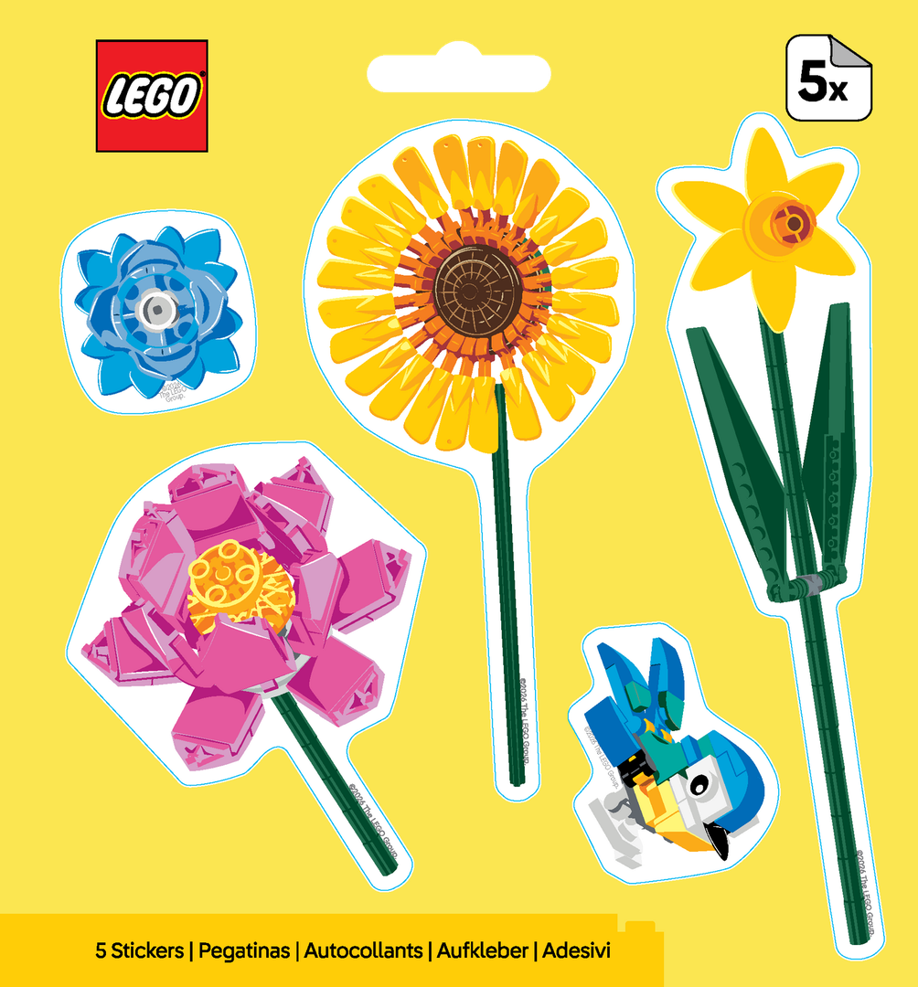 Botanicals Bird Bouquet Stickers