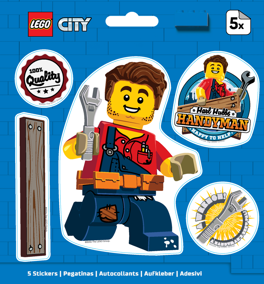 City Harl Hubbs Stickers