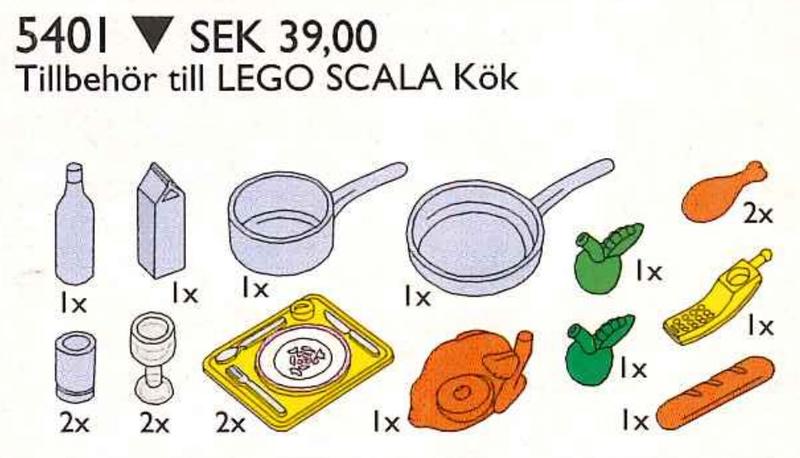 LEGO Scala Kitchen Accessories