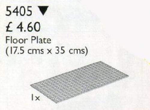 LEGO Scala Floor Plate 17.5 x 35 cm