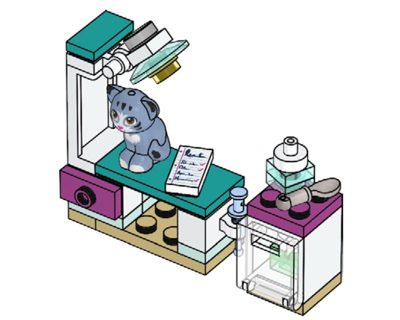 Cat at vets
