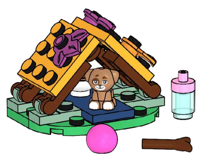 Puppy and Doghouse