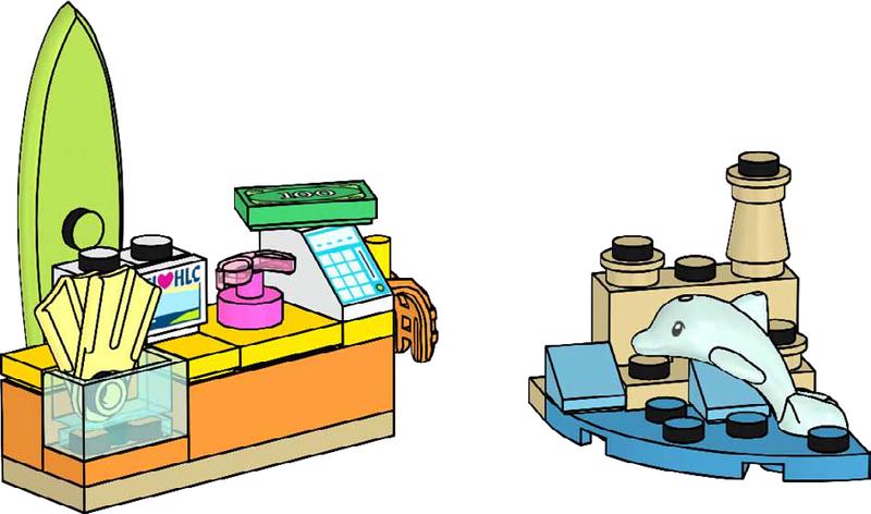 Beach Shop and Dolphin