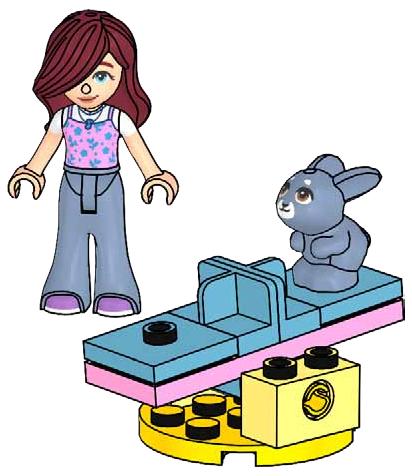 Paisley and Melody with Seesaw