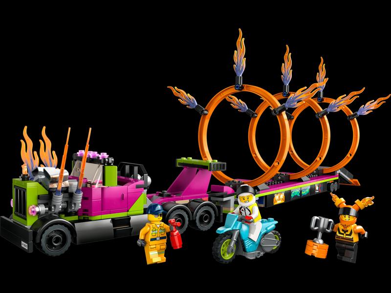 Stunt Truck & Ring of Fire Challenge