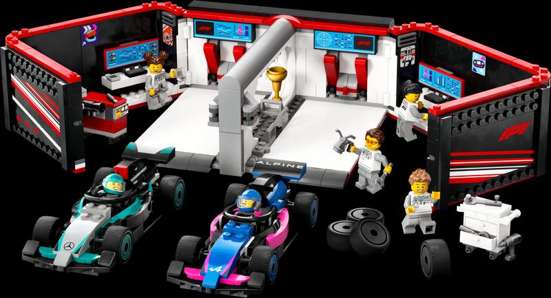 F1 Garage & Mercedes-AMG & Alpine Cars