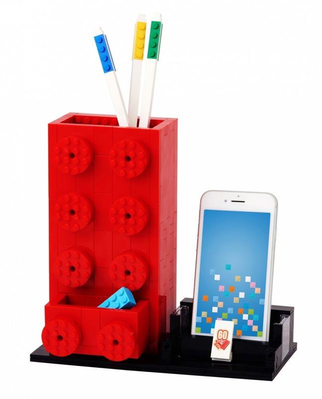 LEGO Brick 60th Anniversary Red Pencil Pot