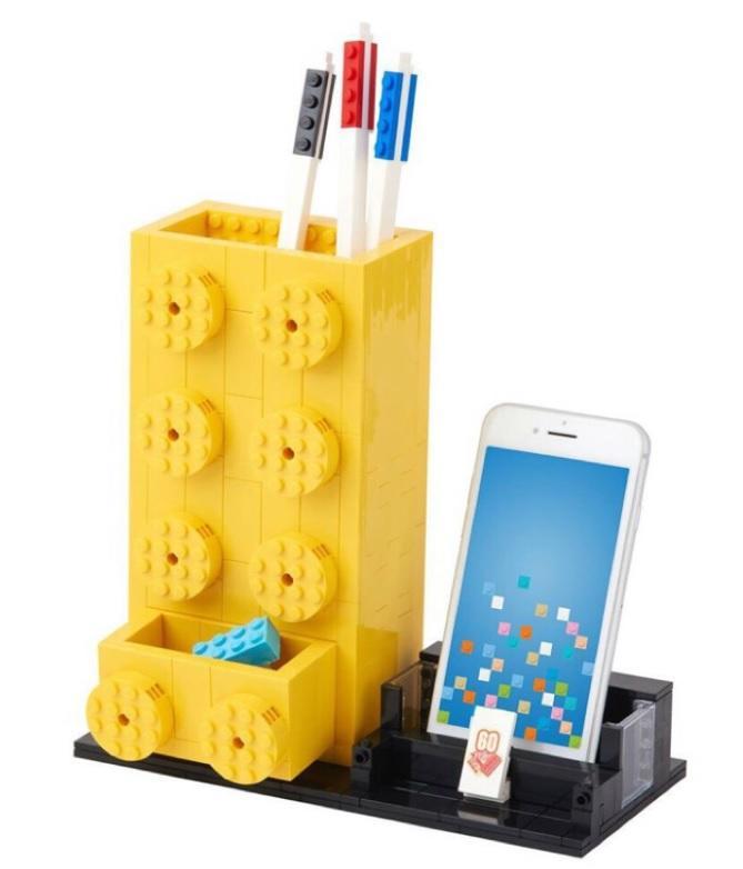 LEGO Brick 60th Anniversary Yellow Pencil Pot