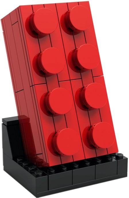 Buildable 2x4 Red Brick