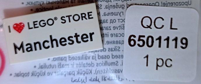 I Love LEGO Store Manchester Tile
