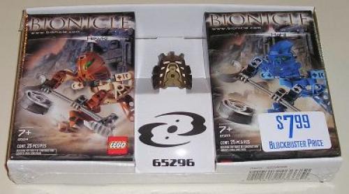 Bionicle twin-pack with gold mask