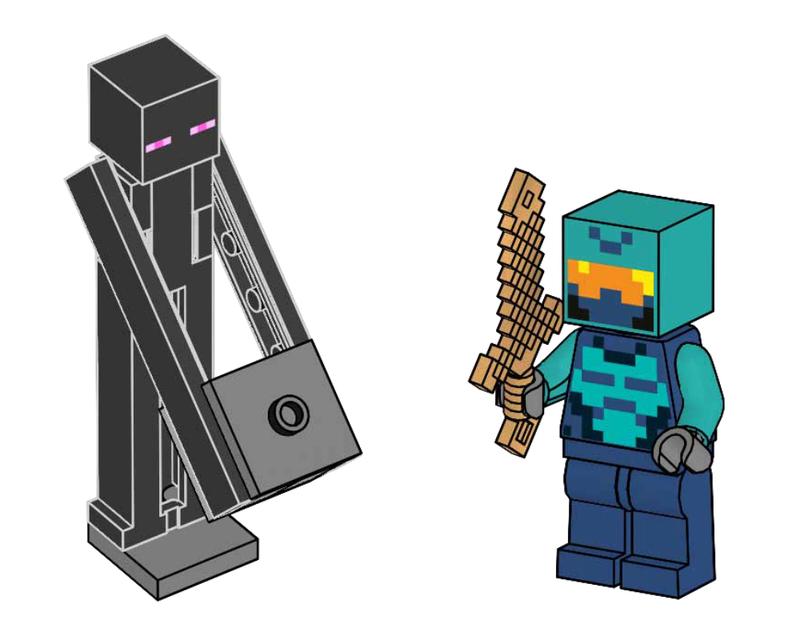 Nether Hero and Enderman