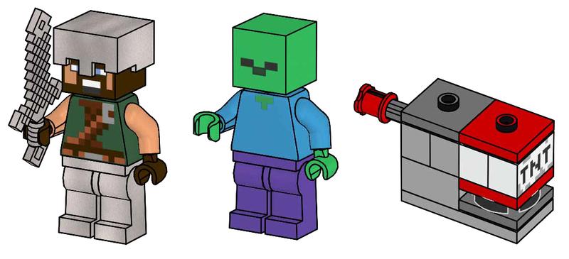Hero with Zombie and TNT Launcher