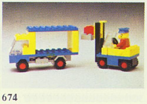 Forklift and Truck