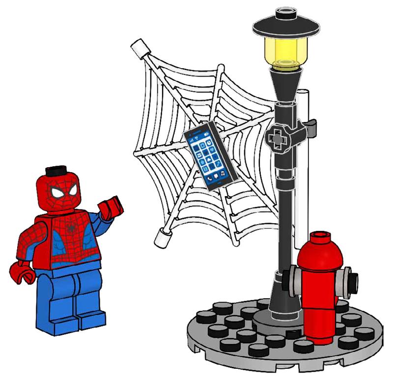 Spider-Man with Street Light