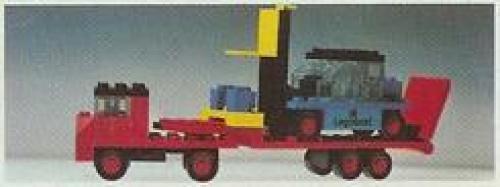 Low-Loader Truck with Forklift